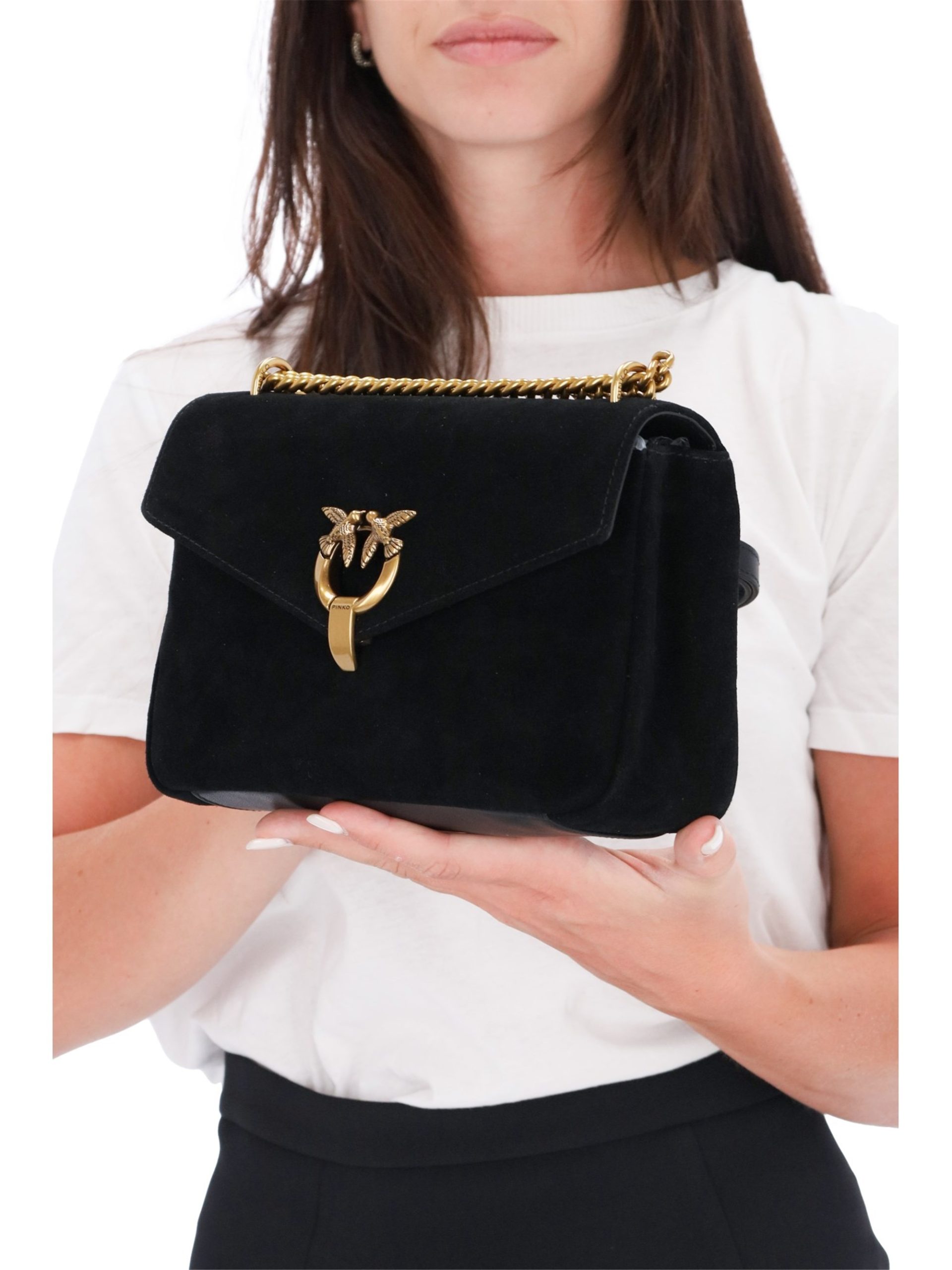 Pinko discount velvet bag