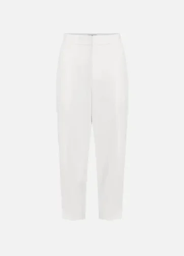 ELISABETTA FRANCHI PA08051E2 Crêpe trousers with darts