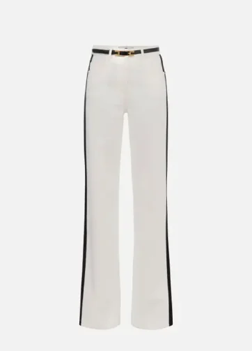 ELISABETTA FRANCHI PJ13I56E2 Jeans with satin bands